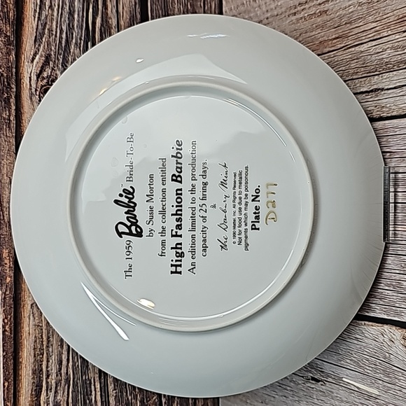 VINTAGE 1959-1966 HIGH FASHION BARBIE DANBURY MINT COLLECTORS PLATES - Picture 7 of 13